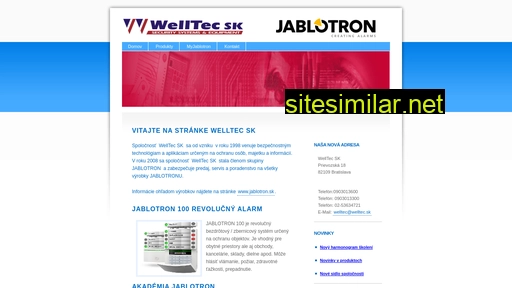 welltec.sk alternative sites