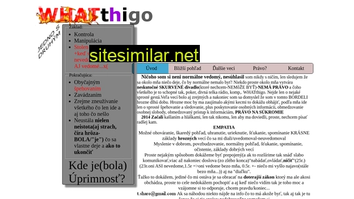 whatthigo.sk alternative sites