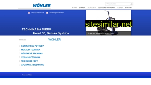 woehler.sk alternative sites