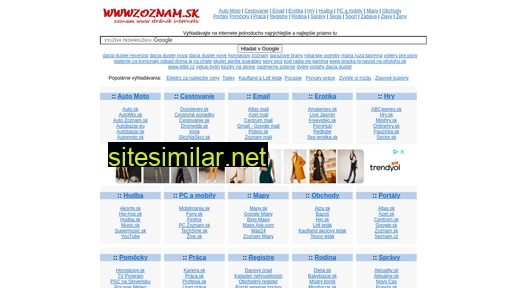 wwwzoznam.sk alternative sites