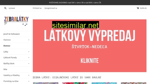 zebralatky.sk alternative sites