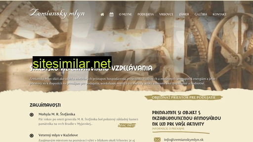 zemianskymlyn.sk alternative sites