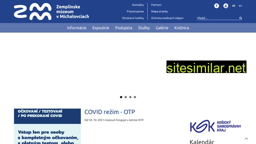 Zemplinskemuzeum similar sites