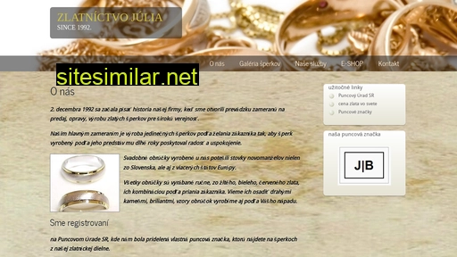 zlatnictvojulia.sk alternative sites