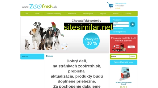 zoofresh.sk alternative sites