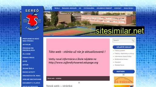 zsjfsered.sk alternative sites
