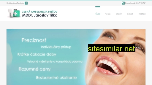 zubnaambulanciapresov.sk alternative sites