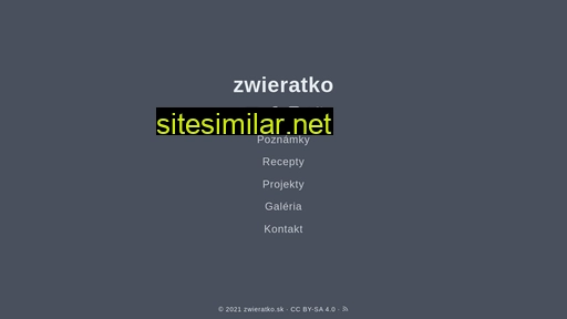zwieratko.sk alternative sites