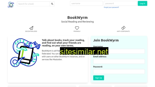 bookwyrm.social alternative sites