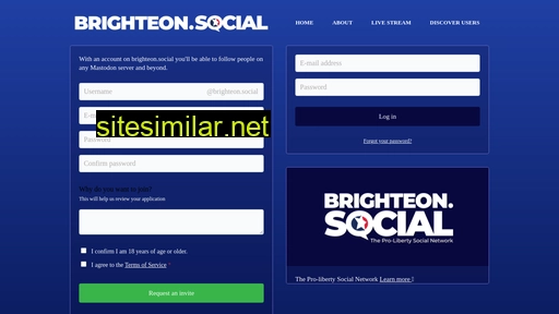 brighteon.social alternative sites