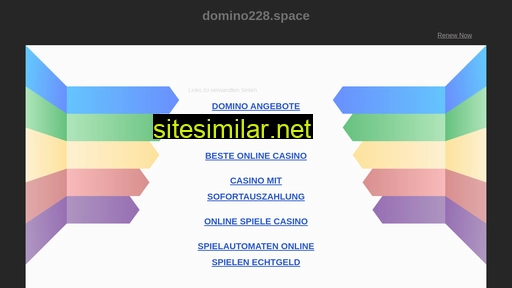 Domino228 similar sites