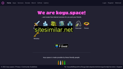 koyu.space alternative sites