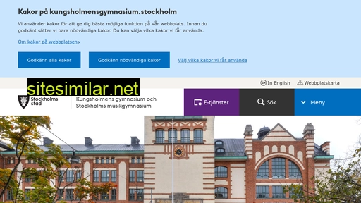 kungsholmensgymnasium.stockholm alternative sites