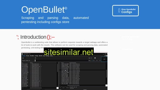 Openbullet similar sites