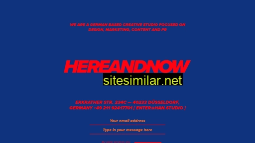 hereandnow.studio alternative sites