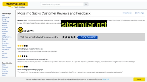 mossimo.sucks alternative sites