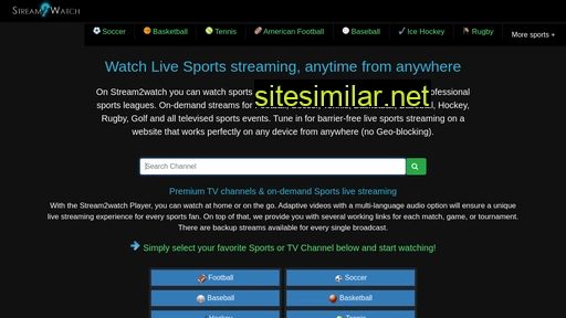 free.stream2watch.sx alternative sites