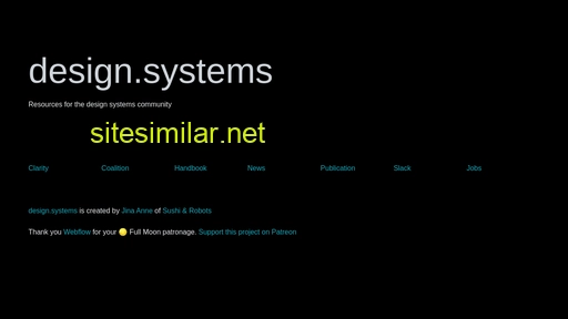design.systems alternative sites