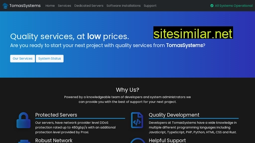 tomas.systems alternative sites