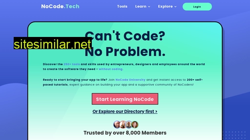 nocode.tech alternative sites
