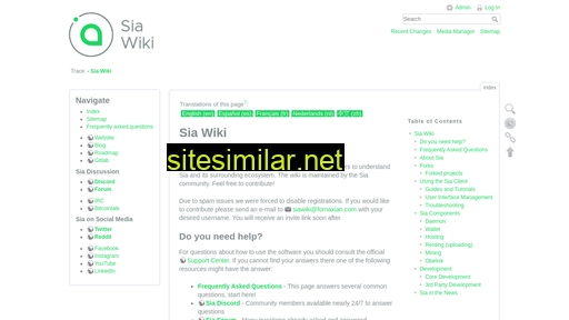 Siawiki similar sites