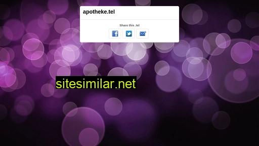 apotheke.tel alternative sites