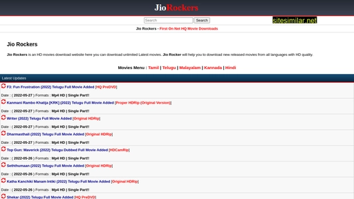 jiorockers.tel alternative sites