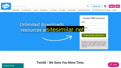 twinkl.co.th alternative sites