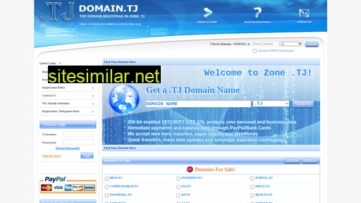domain.tj alternative sites