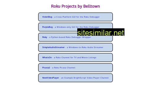 Belltown-roku similar sites