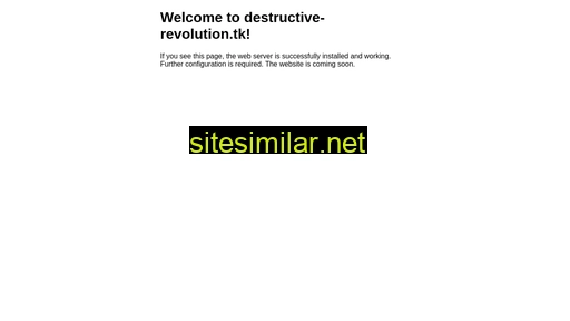 destructive-revolution.tk alternative sites