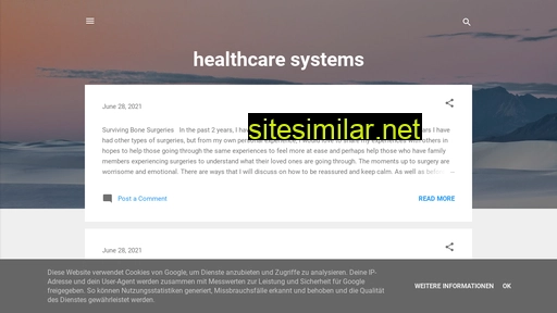 Healthcaresystems similar sites