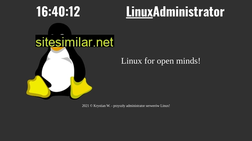linuxadministrator.tk alternative sites