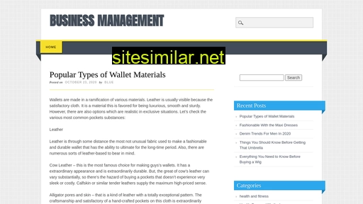 Managementbusiness similar sites