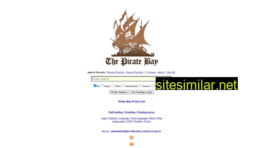 Piratebay2 similar sites