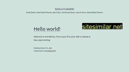 sholaflowers.tk alternative sites