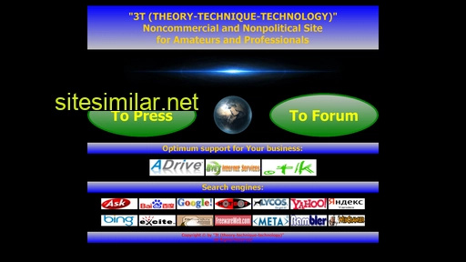 Theory-technique-technology similar sites