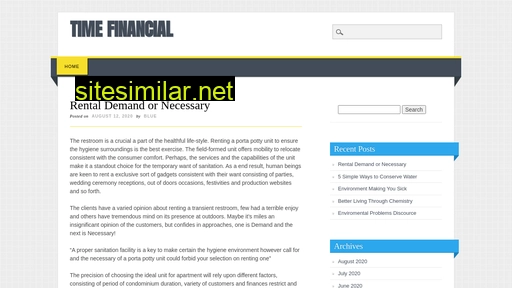 Timefinancial similar sites