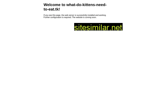 What-do-kittens-need-to-eat similar sites