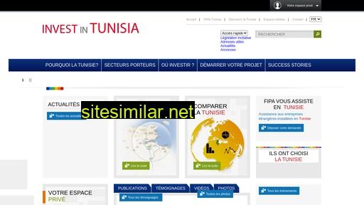 investintunisia.tn alternative sites