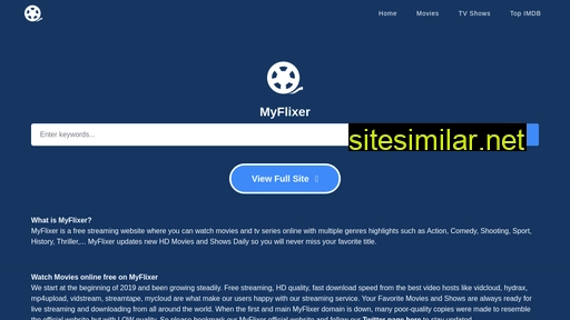 Myflixer similar sites