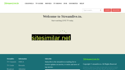 streamlive.to alternative sites
