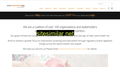 defeatmalnutrition.today alternative sites