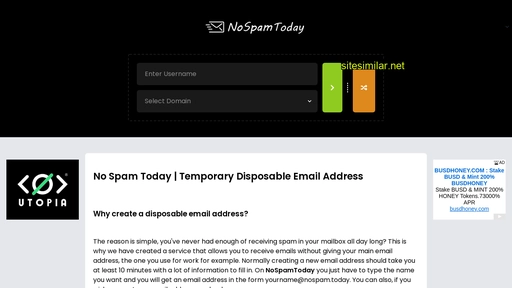 nospam.today alternative sites
