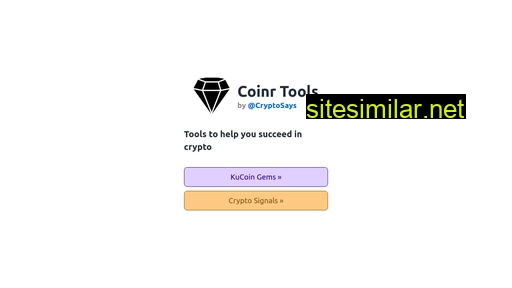 coinr.tools alternative sites