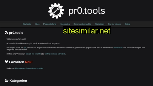 pr0.tools alternative sites