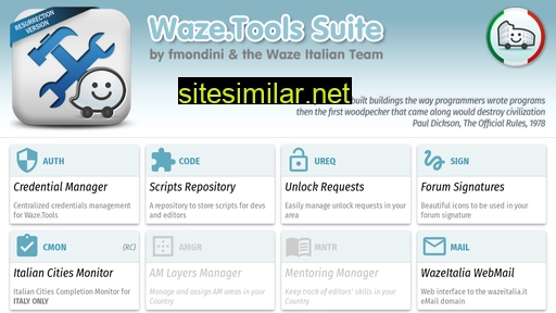 waze.tools alternative sites
