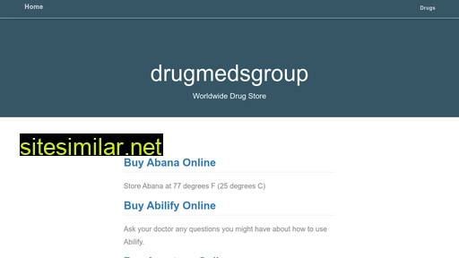 Drugmedsgroup similar sites