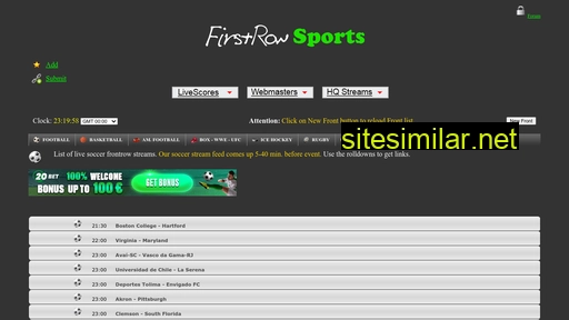 frontrowsports.top alternative sites