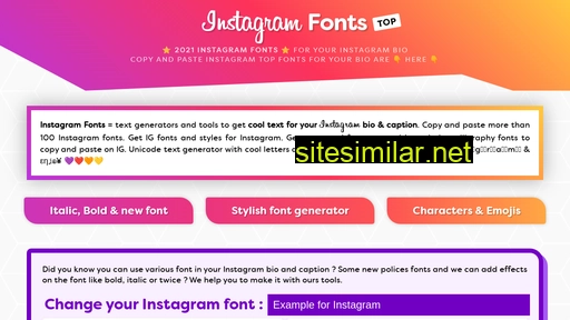 instagram-fonts.top alternative sites